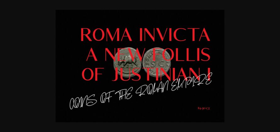 Roma Invicta Font Poster 6