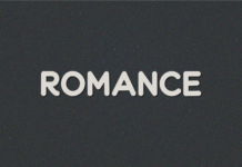 Romance Font Poster 1