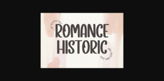 Romance Historic Font Poster 1