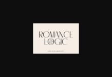 Romance Logic Font Poster 1