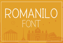 Romanilo Font Poster 1