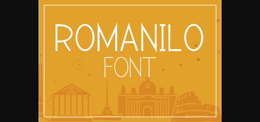 Romanilo Font Poster 1