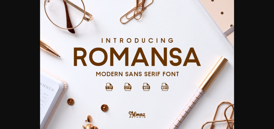 Romansa Font Poster 3