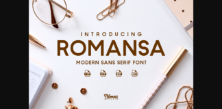 Romansa Font Poster 1