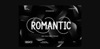 Romantic Family Font Poster 1