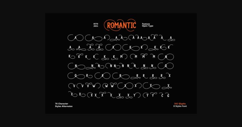 Romantic Family Font Poster 7