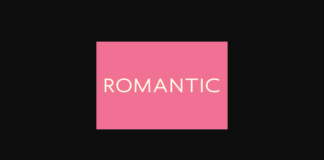 Romantic Font Poster 1