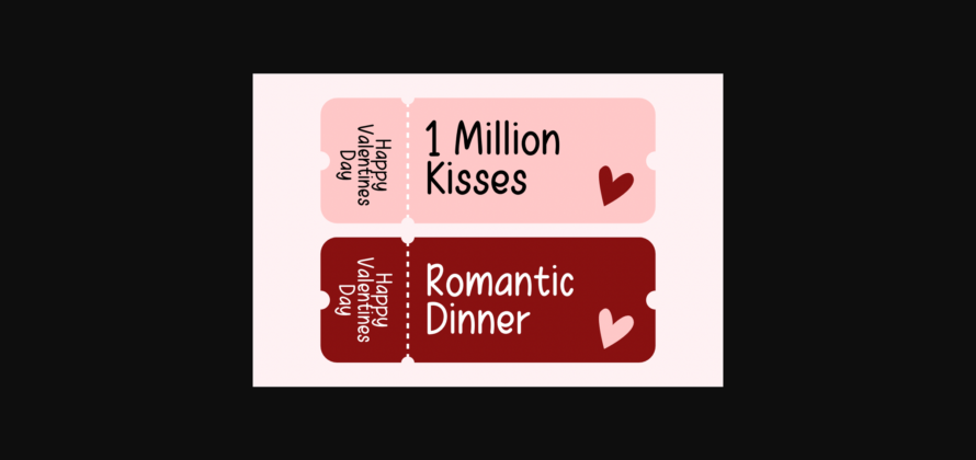 Romantic Font Poster 7