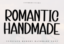 Romantic Handmade Font Poster 1