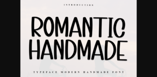 Romantic Handmade Font Poster 1