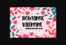 Romantic Valentine Font Poster 1