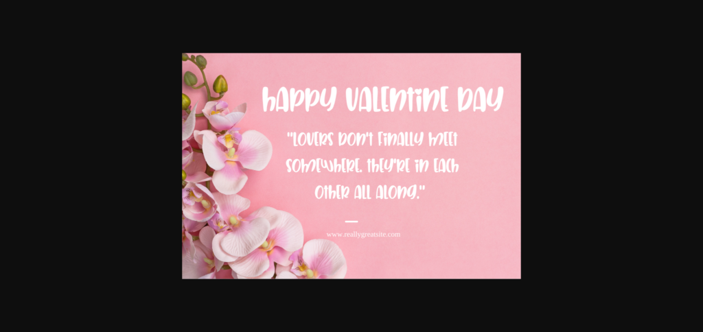 Romantic Valentine Font Poster 6