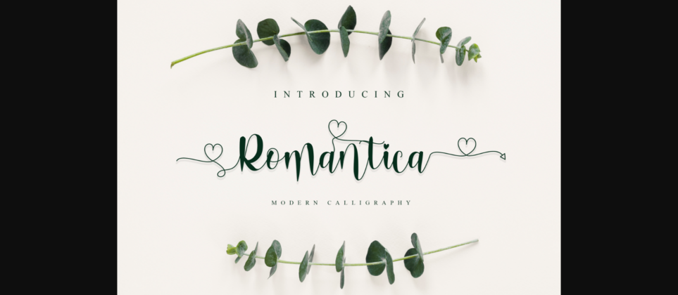 Romantica Font Poster 3