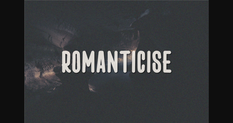 Romanticise Font Poster 3