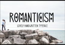 Romanticism Font Poster 1