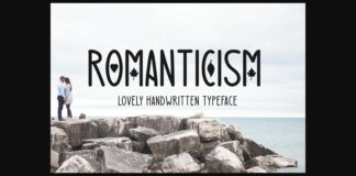 Romanticism Font Poster 1