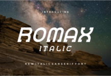 Romax Italic Fonts