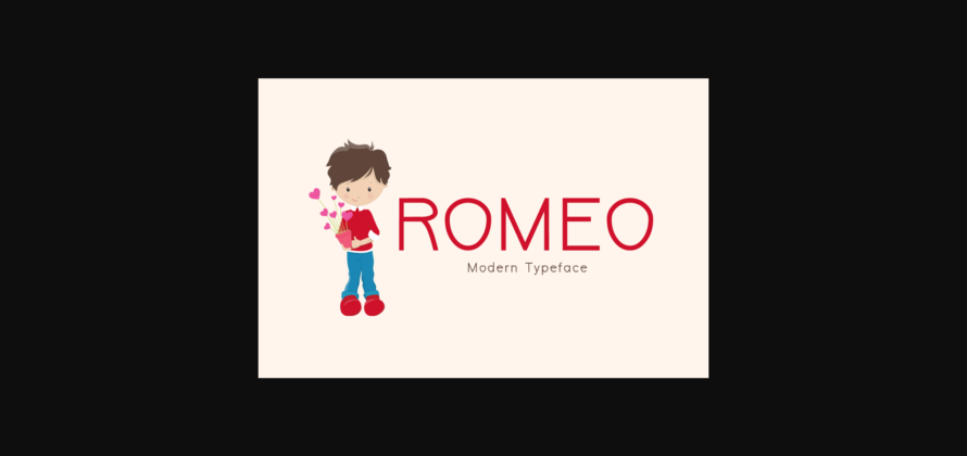 Romeo Font Poster 3