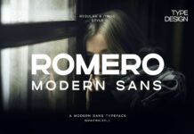 Romero Font Poster 1