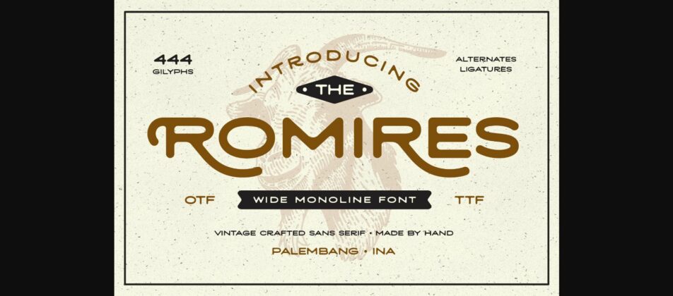 Romires Font Poster 3