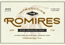 Romires Font Poster 1