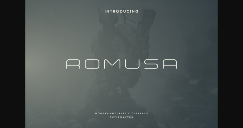 Romusa Font Poster 3