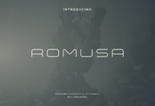 Romusa Font Poster 1