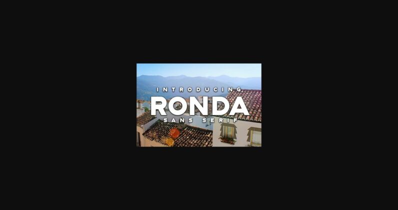 Ronda Font Poster 3