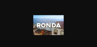 Ronda Font Poster 1