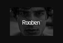 Rooben Font Poster 1