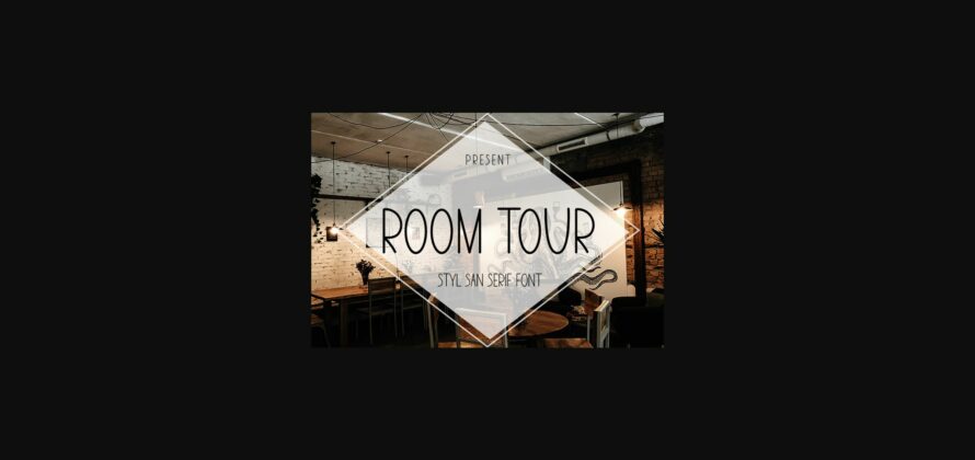 Room Tour Font Poster 3