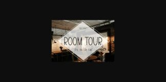 Room Tour Font Poster 1