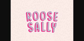 Roose Sally Font Poster 1