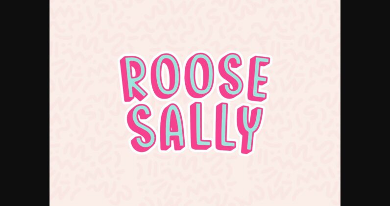 Roose Sally Font Poster 1