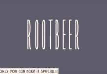 Rootbeer Font Poster 1