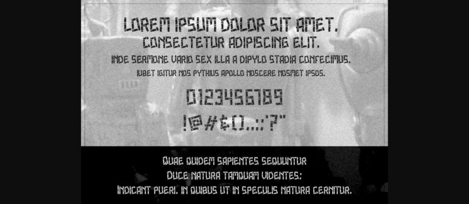 Roover Font Poster 4