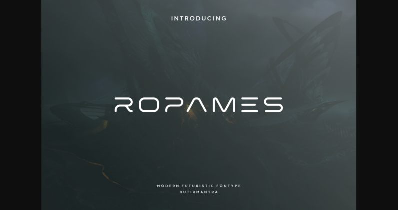 Ropames Font Poster 3