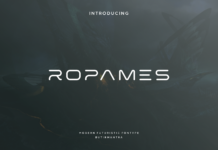 Ropames Font Poster 1