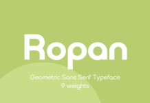 Ropan Font Poster 1