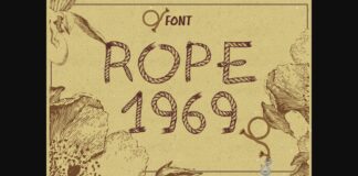 Rope 1969 Font Poster 1