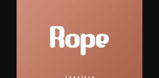 Rope Font Poster 1