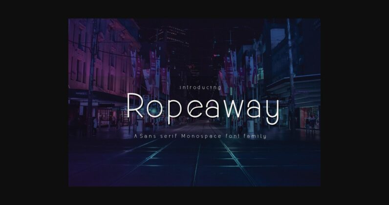 Ropeaway Font Poster 3