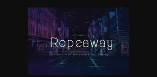 Ropeaway Font Poster 1