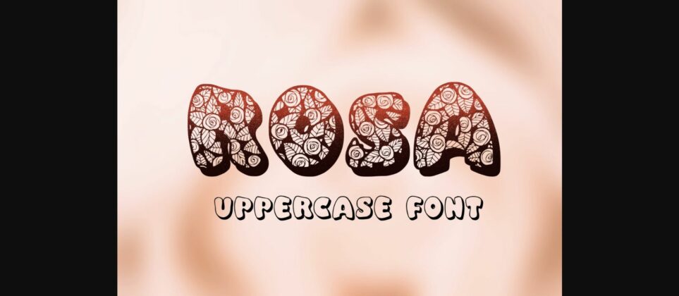 Rosa Font Poster 1