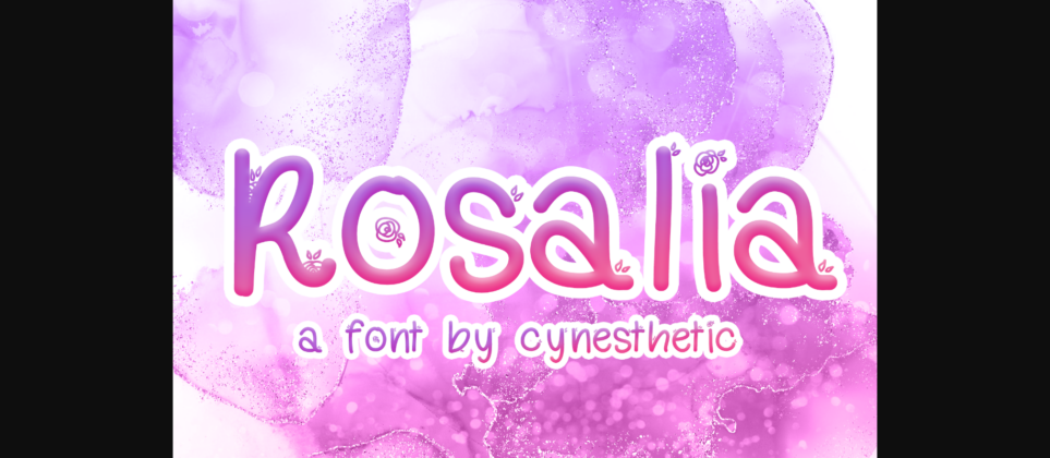Rosalia Font Poster 3