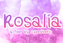 Rosalia Font Poster 1