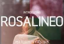 Rosalineo Medium Font Poster 1