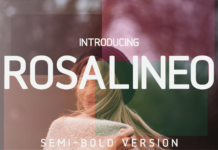 Rosalineo Semi-Bold Font Poster 1