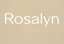Rosalyn Font Poster 1
