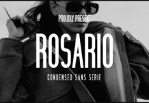 Rosario Font Poster 1